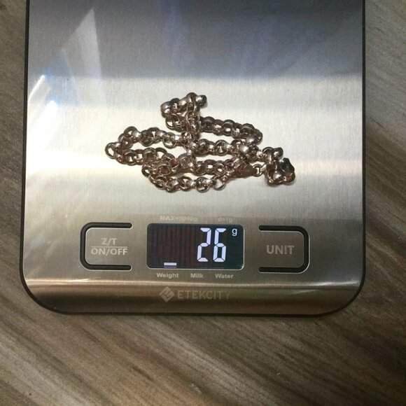 Elegant Sterling Silver Chain Necklace - Picture 6 of 12